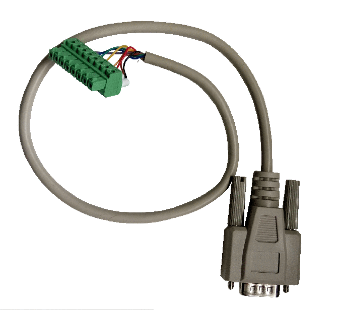 Setup of test connector using the pluggable connector terminal.
